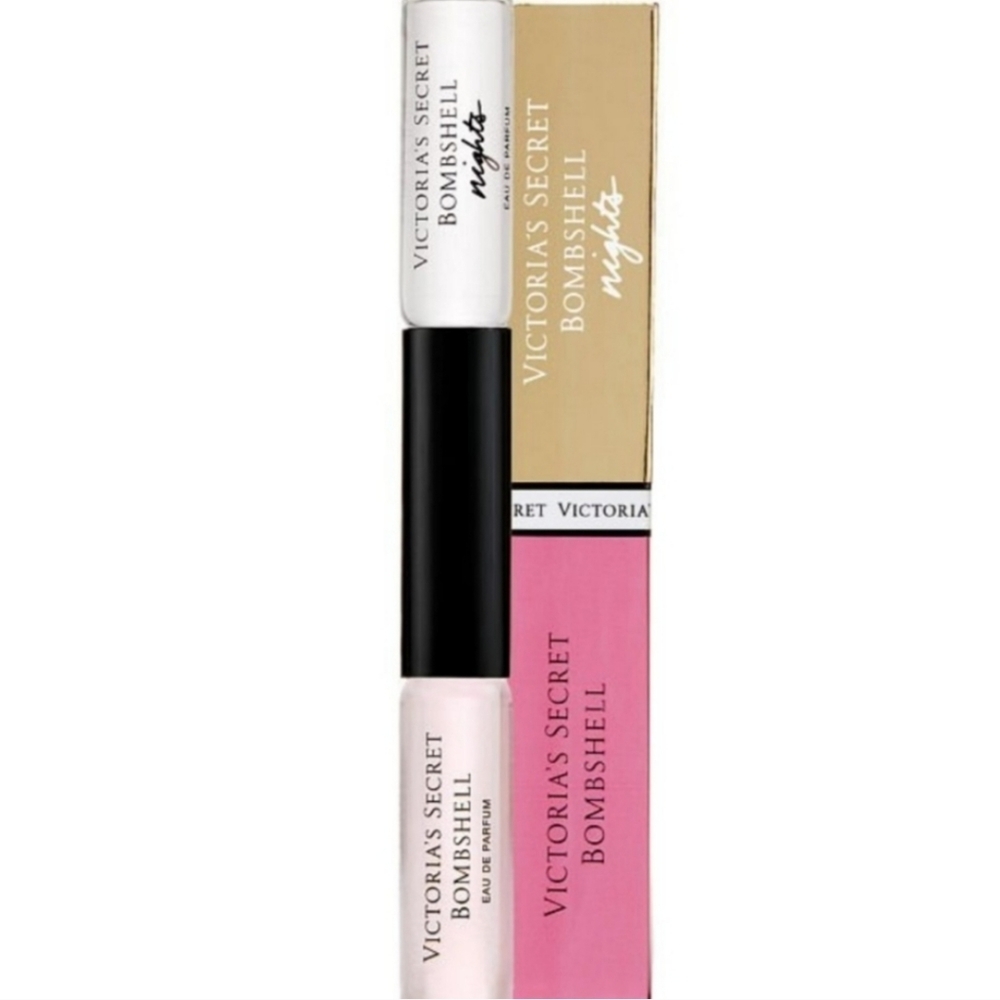 VICTORIAS SECRET Bombshell and Bombshell Nights perfume rollerball duo NWT